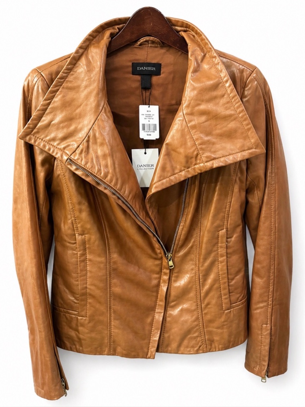 Tan Leather Jacket – DANIER (NWT) 🤎